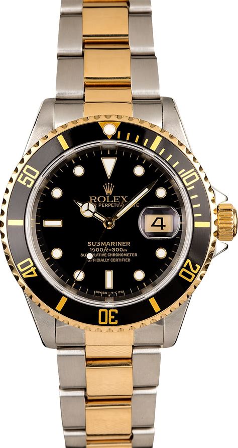 pre owned Rolex Submariner 16613